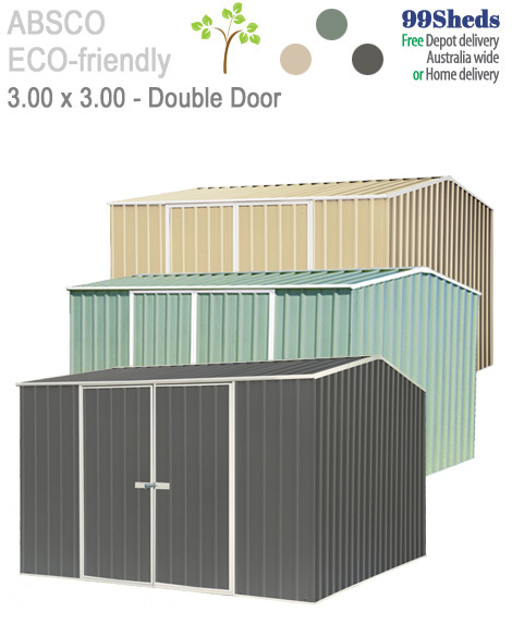 Eco Workshop 5.22m x 2.26m 3-Door<br />
$1,299 New Album of Garden Sheds to Melbourne, Brisbane, Sydney, Australia 608 St Kilda Road Melbourne, Vic 3004, Australia - Photo 5 of 9