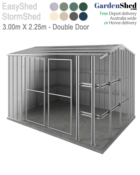 StormShed 2.25m x 1.5m Cyclone<br />
$1,097 New Album of Garden Sheds to Melbourne, Brisbane, Sydney, Australia 608 St Kilda Road Melbourne, Vic 3004, Australia - Photo 7 of 9