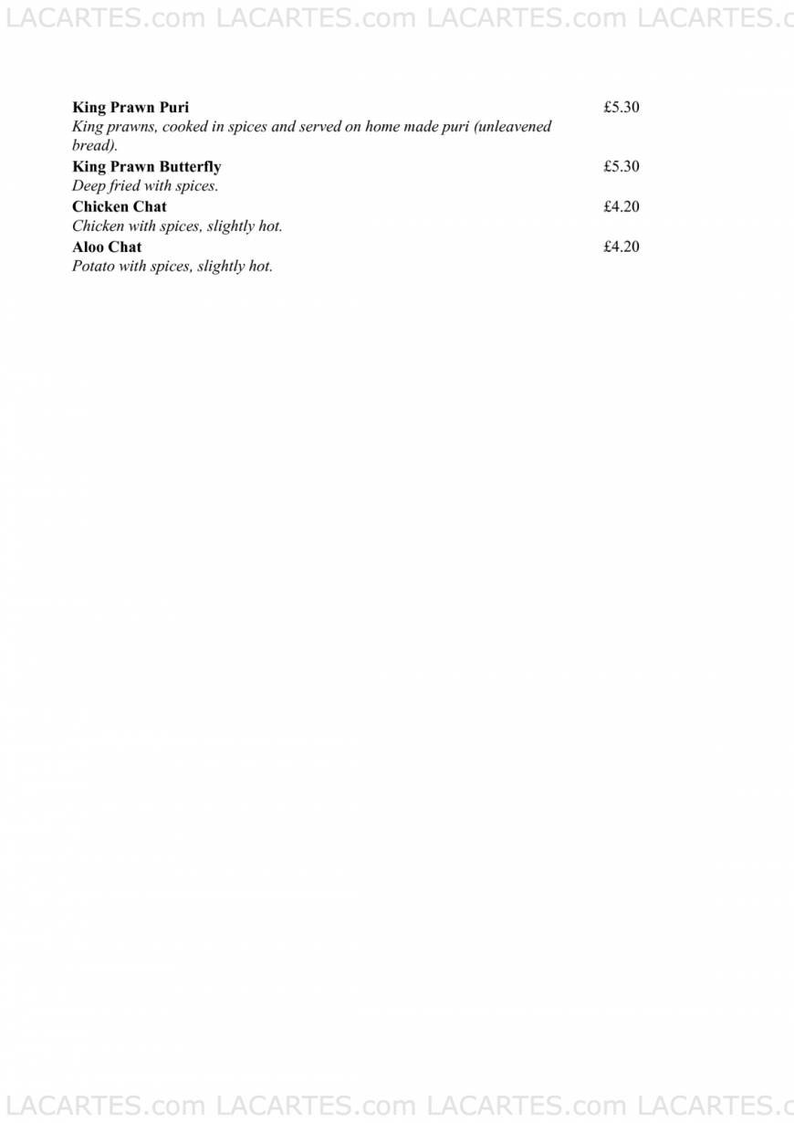 Pricelists of The Asha Tandoori 68 Station Approach - Photo 16 of 18