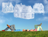 lying couple on grass and dream three cloud houses collage Ken Venick - Equity Mortgage Lending 66 Painters Mill Road Suite 202 