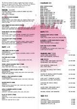 Menus & Prices, The Flamingo, shanghai