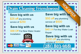 Drain Cleaning Friendswood TX, Friendswood