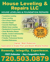 Foundation Repair and House Leveling, Aurora