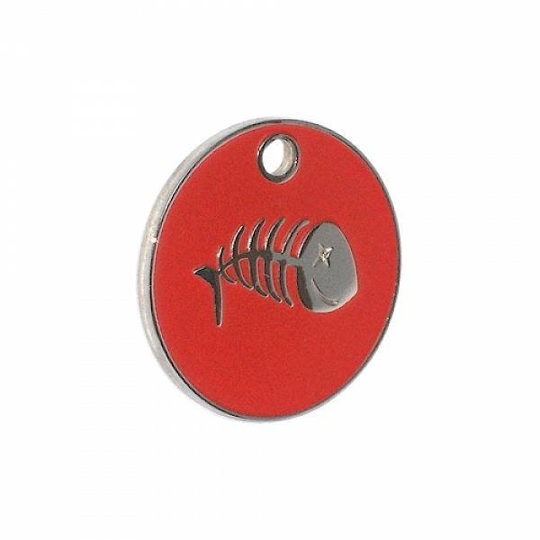 Red enamel pet tag - fishbone motif - from tagmakers.co.uk Enamel Pet Tags of Tag Makers West View - Photo 24 of 37 Red enamel pet tag - fishbone motif - from tagmakers.co.uk Enamel Pet Tags of Tag Makers West View - Photo 24 of 37