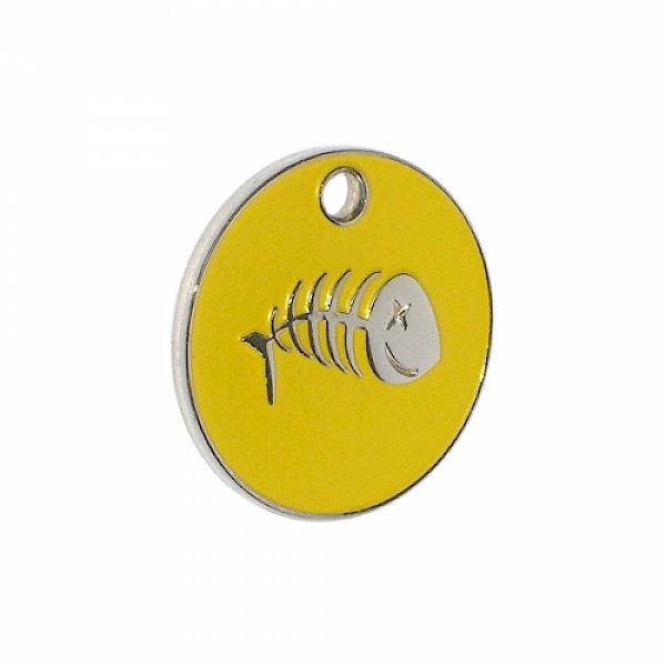 Yellow enamel pet tag - fishbone motif - from tagmakers.co.uk Enamel Pet Tags of Tag Makers West View - Photo 25 of 37 Yellow enamel pet tag - fishbone motif - from tagmakers.co.uk Enamel Pet Tags of Tag Makers West View - Photo 25 of 37