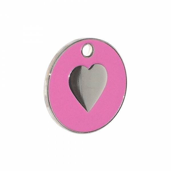 Pink enamel pet tag - heart motif - from tagmakers.co.uk Enamel Pet Tags of Tag Makers West View - Photo 28 of 37