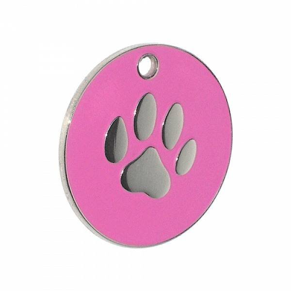 Pink enamel pet tag - paw motif - from tagmakers.co.uk Enamel Pet Tags of Tag Makers West View - Photo 34 of 37 Pink enamel pet tag - paw motif - from tagmakers.co.uk Enamel Pet Tags of Tag Makers West View - Photo 34 of 37