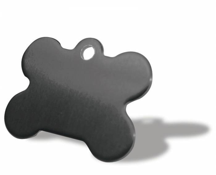 Black bone-shape aluminium pet tag from tagmakers.co.uk Aluminium Pet Tags of Tag Makers West View - Photo 2 of 25 Black bone-shape aluminium pet tag from tagmakers.co.uk Aluminium Pet Tags of Tag Makers West View - Photo 2 of 25