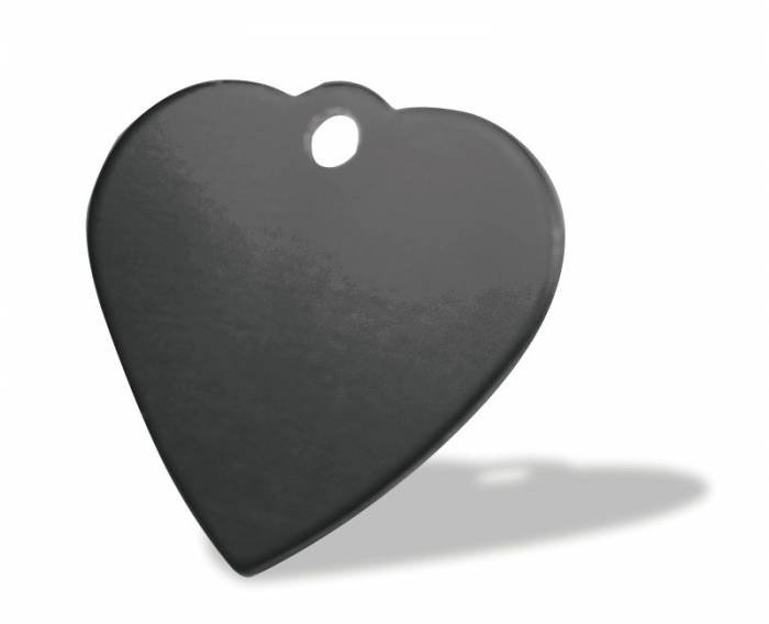 Black heart-shape aluminium pet tag from tagmakers.co.uk Aluminium Pet Tags of Tag Makers West View - Photo 3 of 25 Black heart-shape aluminium pet tag from tagmakers.co.uk Aluminium Pet Tags of Tag Makers West View - Photo 3 of 25