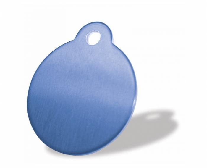 Blue disc-shape aluminium pet tag from tagmakers.co.uk Aluminium Pet Tags of Tag Makers West View - Photo 7 of 25 Blue disc-shape aluminium pet tag from tagmakers.co.uk Aluminium Pet Tags of Tag Makers West View - Photo 7 of 25