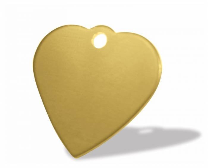 Gold heart-shape aluminium pet tag from tagmakers.co.uk Aluminium Pet Tags of Tag Makers West View - Photo 9 of 25 Gold heart-shape aluminium pet tag from tagmakers.co.uk Aluminium Pet Tags of Tag Makers West View - Photo 9 of 25