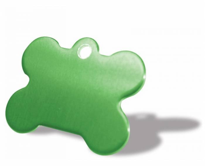 Green bone-shape aluminium pet tag from tagmakers.co.uk Aluminium Pet Tags of Tag Makers West View - Photo 11 of 25 Green bone-shape aluminium pet tag from tagmakers.co.uk Aluminium Pet Tags of Tag Makers West View - Photo 11 of 25