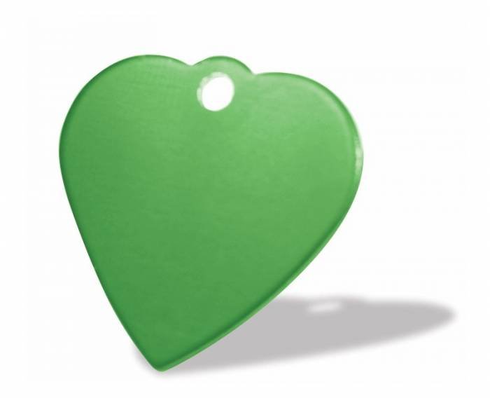 Green heart-shape aluminium pet tag from tagmakers.co.uk Aluminium Pet Tags of Tag Makers West View - Photo 12 of 25 Green heart-shape aluminium pet tag from tagmakers.co.uk Aluminium Pet Tags of Tag Makers West View - Photo 12 of 25
