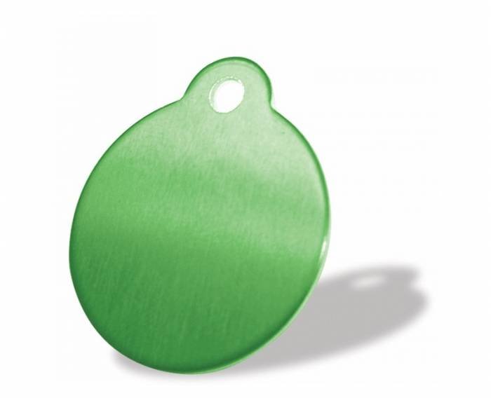 Green disc-shape aluminium pet tag from tagmakers.co.uk Aluminium Pet Tags of Tag Makers West View - Photo 13 of 25 Green disc-shape aluminium pet tag from tagmakers.co.uk Aluminium Pet Tags of Tag Makers West View - Photo 13 of 25