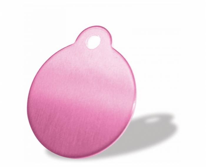Pink disc-shape aluminium pet tag from tagmakers.co.uk Aluminium Pet Tags of Tag Makers West View - Photo 16 of 25 Pink disc-shape aluminium pet tag from tagmakers.co.uk Aluminium Pet Tags of Tag Makers West View - Photo 16 of 25