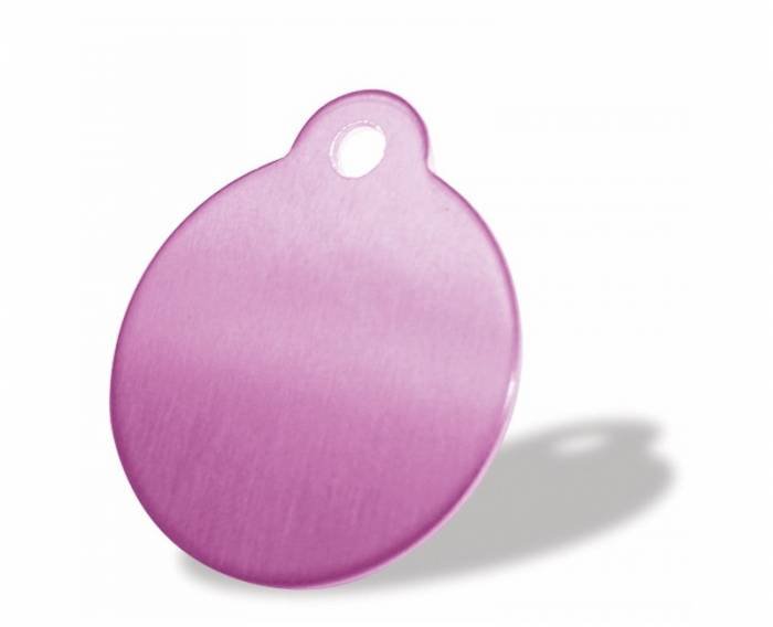 Purple disc-shape aluminium pet tag from tagmakers.co.uk Aluminium Pet Tags of Tag Makers West View - Photo 19 of 25