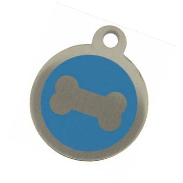 Blue Steel Pet Tag with bone motif from tagmakers.co.uk Steel Pet Tags of Tag Makers West View - Photo 5 of 16 Blue Steel Pet Tag with bone motif from tagmakers.co.uk Steel Pet Tags of Tag Makers West View - Photo 5 of 16