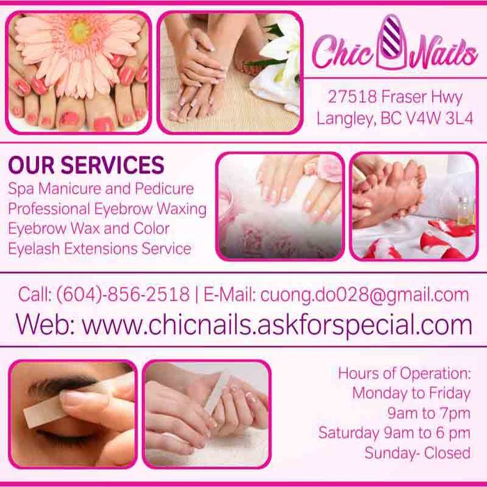  Profile Photos of Luxury Manicure and Pedicure Aldergrove, BC | Chic Nails 27518 Fraser Hwy - Photo 1 of 1