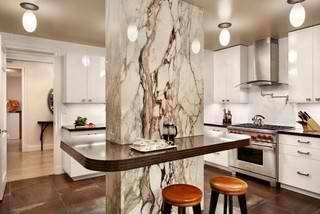 Great display of  veins on granite in kitchen center.Recent project in Glen Ellyn IL by Granite Max Team.  Profile Photos of Granite Max 225 N. Arlington heights Rd. Suite #113 - Photo 1 of 5