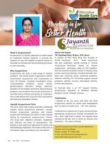 Acupuncture Article Chennai Jayanth Acupuncture Clinic # 33/18, 1st Floor, School Street, Next to Mahindra First Choice 