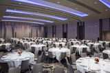 Pillarless Ballroom Dinner Set-up, Hilton Amsterdam Airport Schiphol, Schiphol