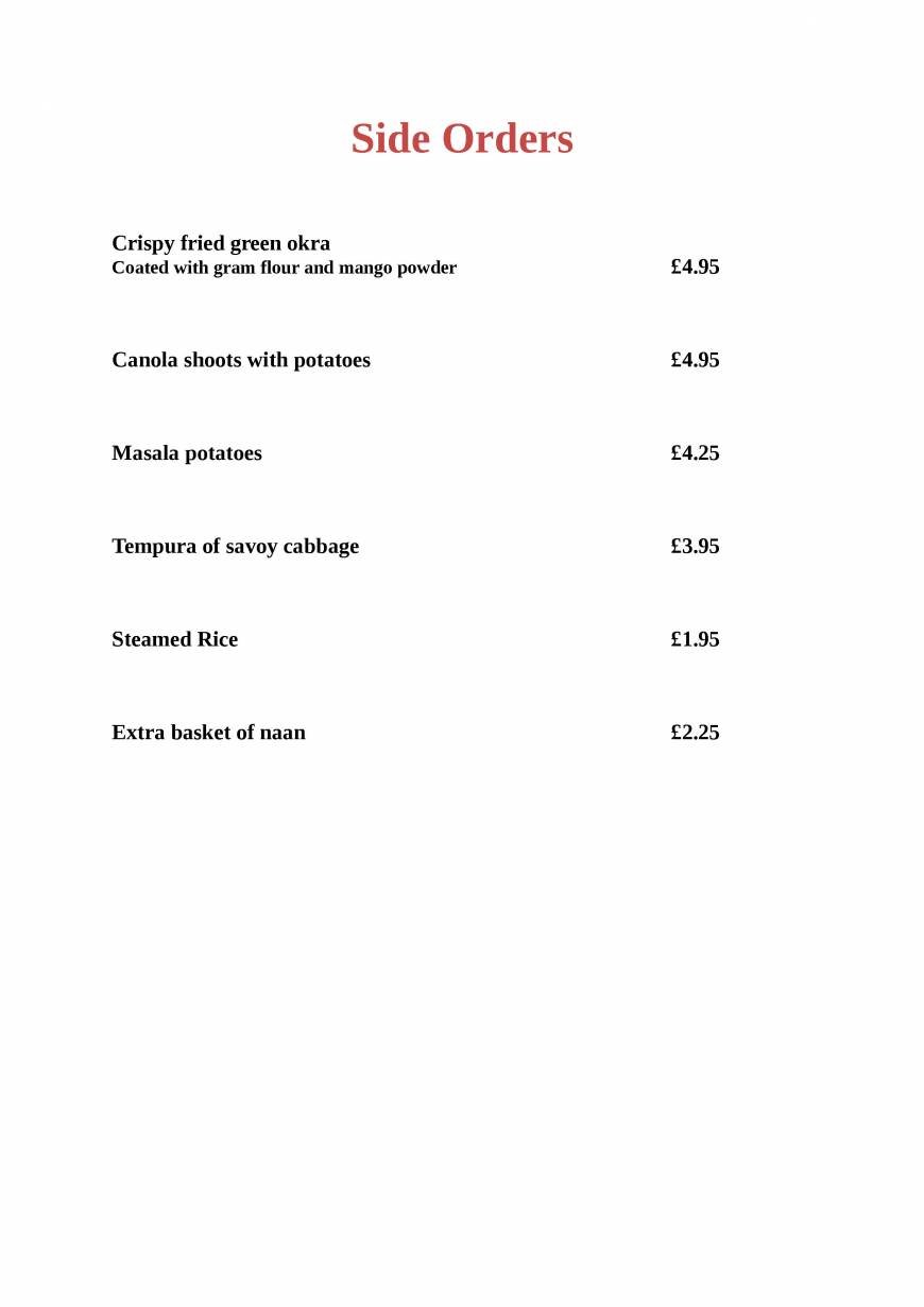  Pricelists of The Ambrette Restaurant 44 King Street - Photo 1 of 4