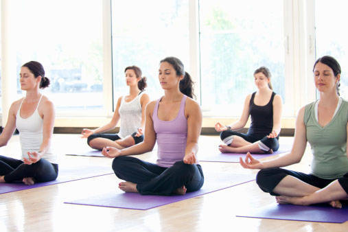 Women practicing yoga in a class Profile Photos of ID YOGA Pednor House Little Pednor - Photo 1 of 1