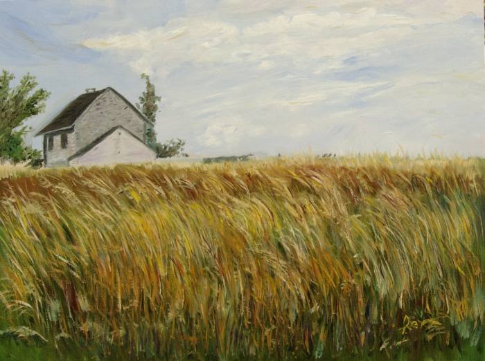Field near Thury en Valois, oil on linen panel, 18 Field near Thury en Valois, oil on linen panel, 18
