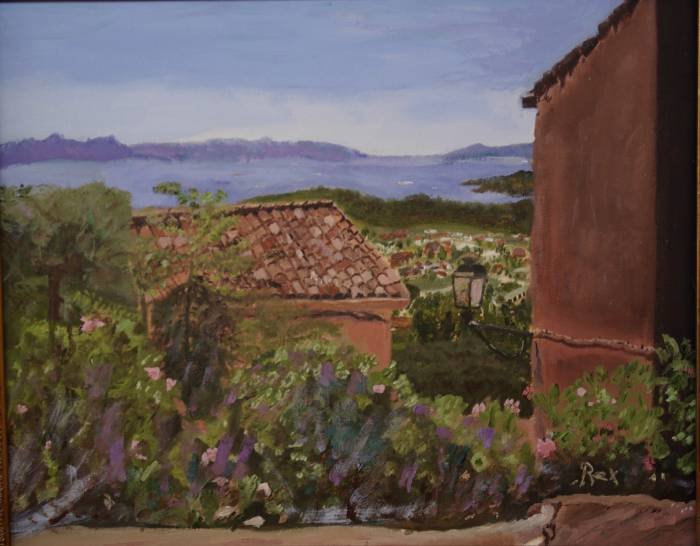 A French Perspective, oil on canvas panel, 16