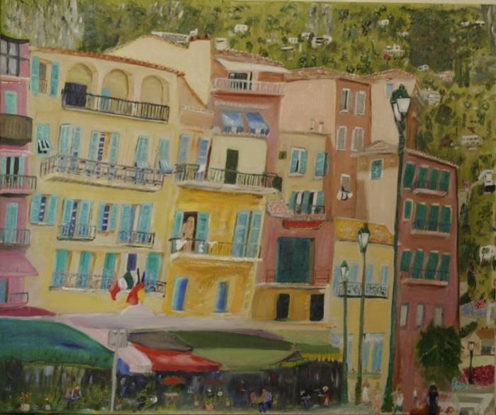 French Summer, oil on canvas, 30