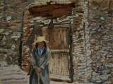  Un Homme du Maroc, oil on linen panel, 12