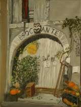 Brocante, oil on canvas, 18