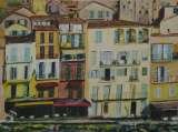 Villefranche Encore, acryilic on canvas, 30
