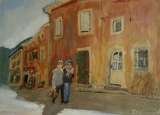 The Poet's Walk, oil on canvas panel, 12