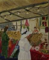 Le Marche' 1, oil on canvas panel, 8