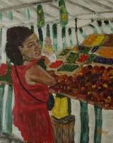 Le Marche' 2, acrylic on canvas panel, 8