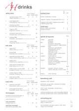Menus & Prices, Andover House, Great Yarmouth