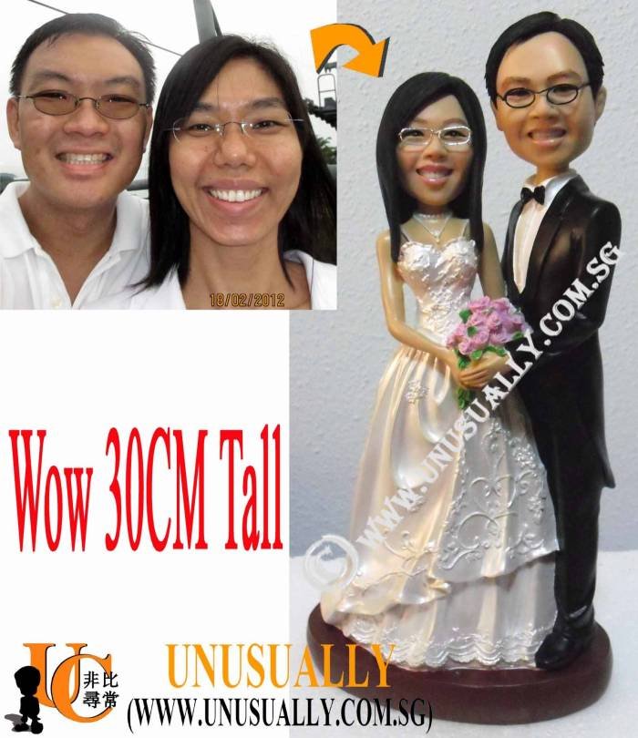 Personalized 3D Wedding Cake Topper Couple Figurines Profile Photos of UNUSUALLY CREATION - THE ORIGINAL 3D FIGURINE'S FOUNDER Pasir Ris Street 71 - Photo 4 of 42