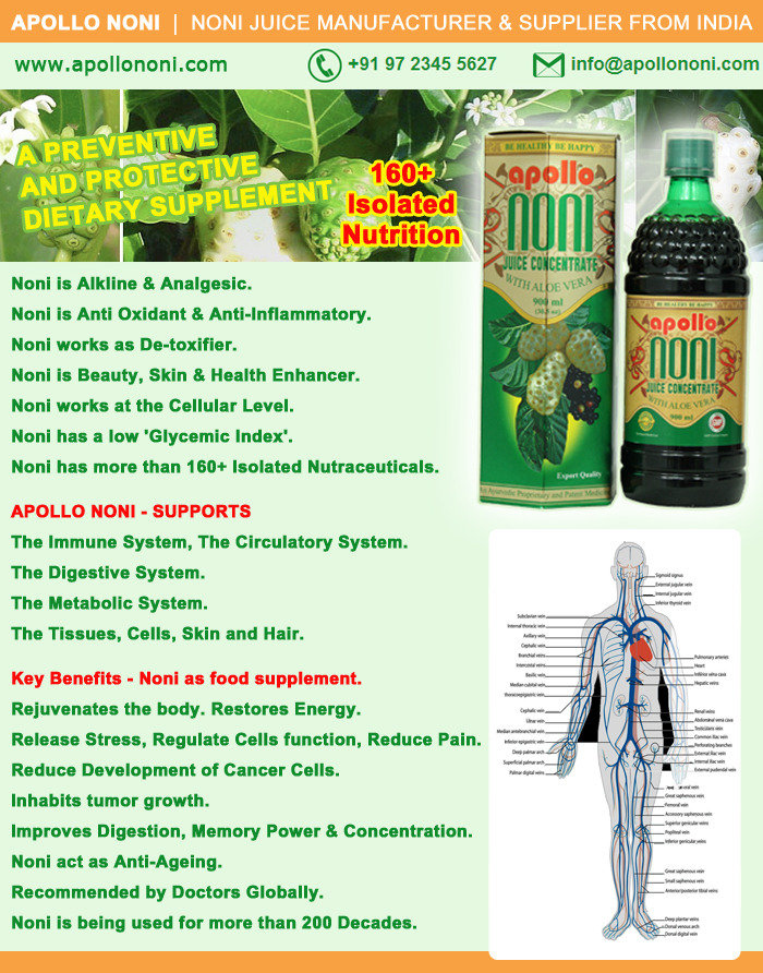 BENEFITS OF REGULAR USE OF APOLLO NONI JUICE<br />
<br />
noni, juice, noni juice, benefit, benefits, noni juice benefits, noni juice benefit, noni benefits, noni benefit, usage, use, usage of noni juice, noni juice dosage, dose of noni juice, apollo, apollo noni,  Noni-Juice-India-Products | Noni Benefits | Noni Juice Manufacturer and Suppliers of Noni Juice - Noni Drink Manufacturer, Exporter, Bulk Supplier from India 410, Venus Amadeus, Opp. Gold Coin Complex, Jodhpur Cross Road, Satellite - Photo 24 of 27