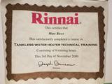 tankless water heater certification, R & L Plumbing and Heating LLC, Eagleville