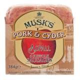 Pork and Aspall Cyder , Musks Newmarket Sausages, Newmarket