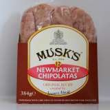 Original Chipolatas, Musks Newmarket Sausages, Newmarket