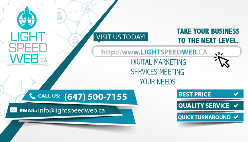  Pricelists of LightSpeedWeb: Best Digital Marketing Company In Mississauga, Milton Brandon Terrace - Photo 1 of 1