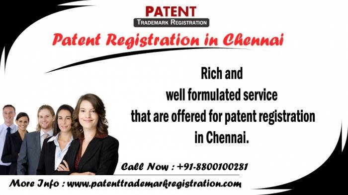 Rich and well formulated service that are offered for patent registration in Chennai. Patent Registration of Free Trademark Search S-191 C, 3rd floor,Manak Complex,School Block, Shakarpur - Photo 10 of 16