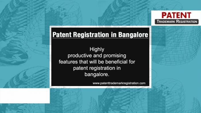 Highly productive and promising features that will be beneficial for patent registration in bangalore.  Patent Registration of Free Trademark Search S-191 C, 3rd floor,Manak Complex,School Block, Shakarpur - Photo 13 of 16