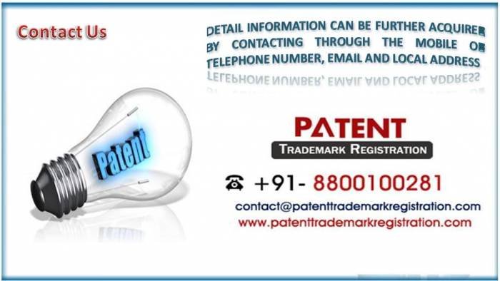 Detail information can be further acquired by contacting through the mobile or telephone number, email and local address. Patent Registration of Free Trademark Search S-191 C, 3rd floor,Manak Complex,School Block, Shakarpur - Photo 15 of 16 Detail information can be further acquired by contacting through the mobile or telephone number, email and local address. Patent Registration of Free Trademark Search S-191 C, 3rd floor,Manak Complex,School Block, Shakarpur - Photo 15 of 16