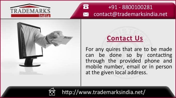 For any quires that are to be made can be done so by contacting through the provided phone and mobile number, email or in person at the given local address. Trademark Registration of Free Trademark Search S-191 C, 3rd floor,Manak Complex,School Block, Shakarpur - Photo 5 of 49 For any quires that are to be made can be done so by contacting through the provided phone and mobile number, email or in person at the given local address. Trademark Registration of Free Trademark Search S-191 C, 3rd floor,Manak Complex,School Block, Shakarpur - Photo 5 of 49