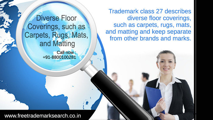 Diverse Floor Coverings, such as Carpets, Rugs, Mats, and Matting Trademark Search of Free Trademark Search S-191 C, 3rd floor,Manak Complex,School Block, Shakarpur - Photo 14 of 230