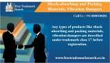 Any types of products like shock-absorbing and packing materials, vibration dampers are described under trademark class 17 before registration.   Free Trademark Search S-191 C, 3rd floor,Manak Complex,School Block, Shakarpur 