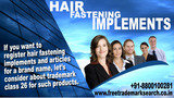 If you want to register hair fastening implements and articles for a brand name, letâ€™s consider about trademark class 26 for such products. Free Trademark Search S-191 C, 3rd floor,Manak Complex,School Block, Shakarpur 